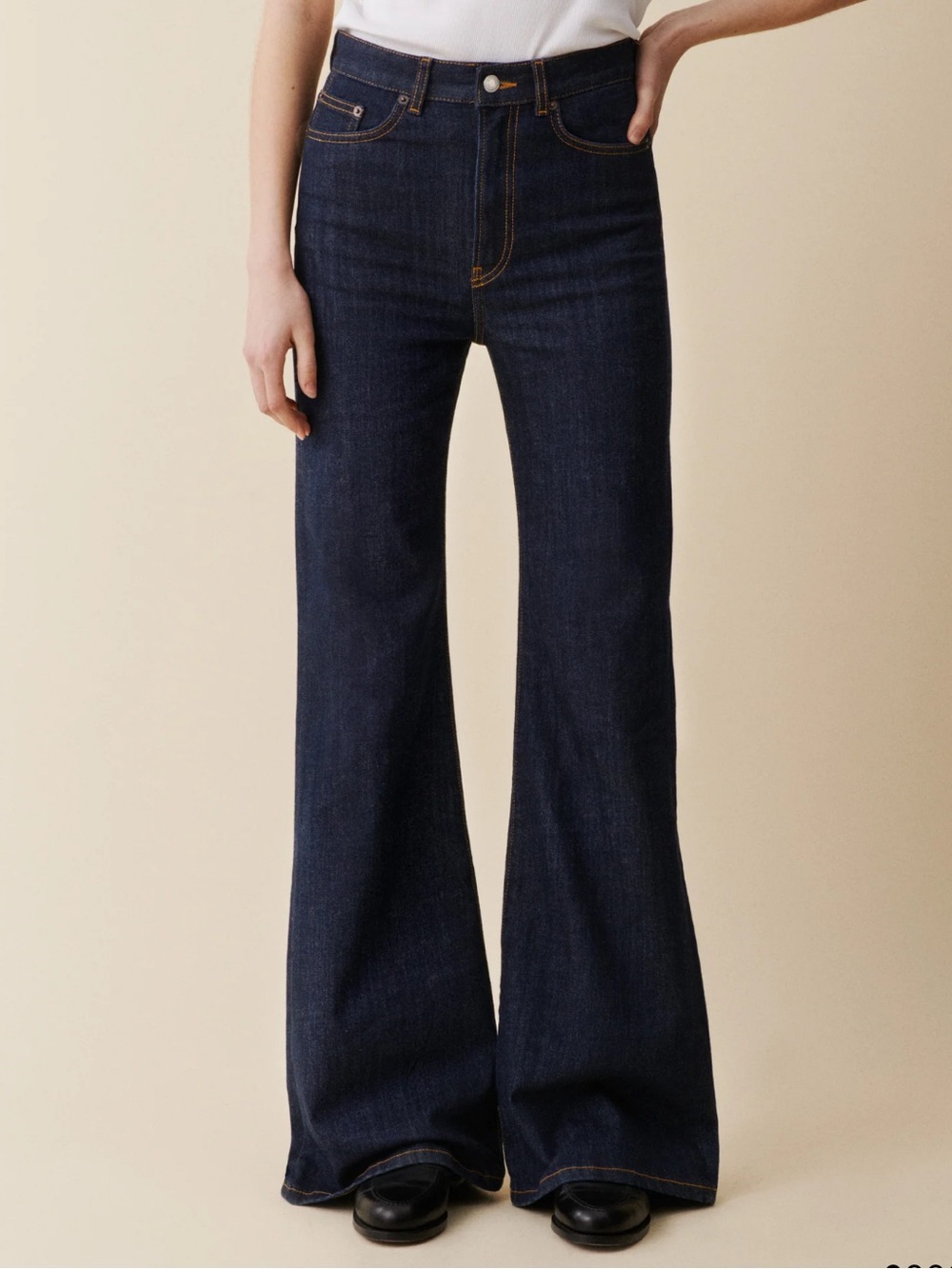 Jeanerica Fuji Blue Rinse High-Rise Flare Jean